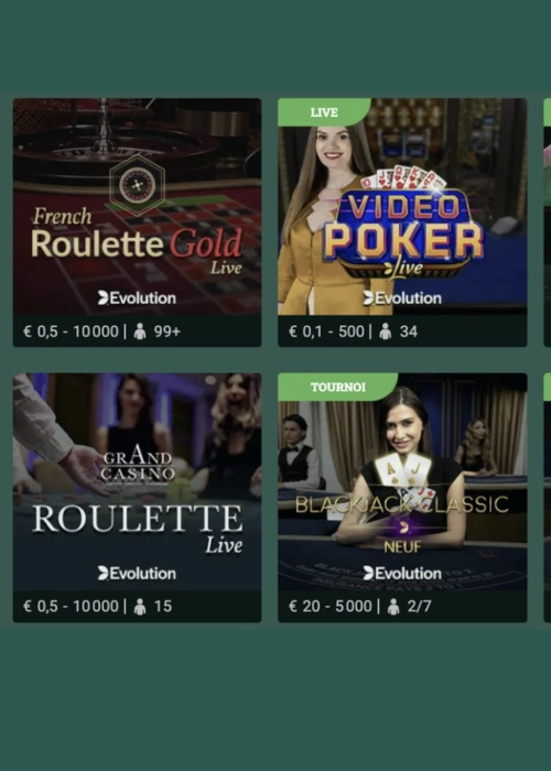 Programme fidélité VIP avantages Cresus Casino